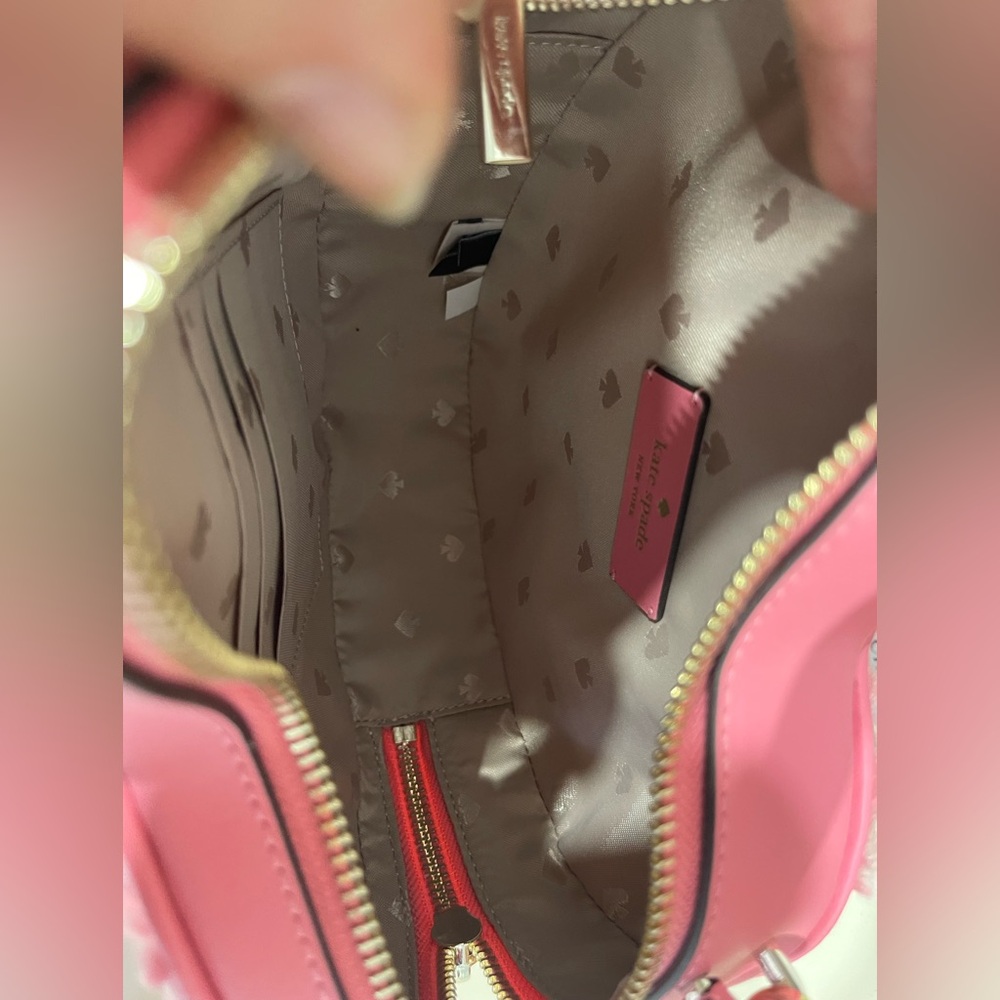 Kate Spade Heart Shaped Purse Pink - Picture 9 of 9